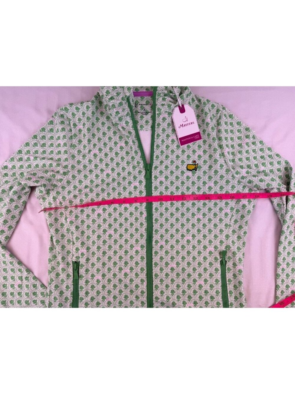 NWT MASTERS MAGNOLIA LANE TECH Official 2026 Women's Green Full Zip Jacket S - Picture 9 of 10